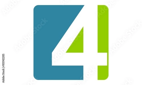 Obraz Modern Logo Number 4