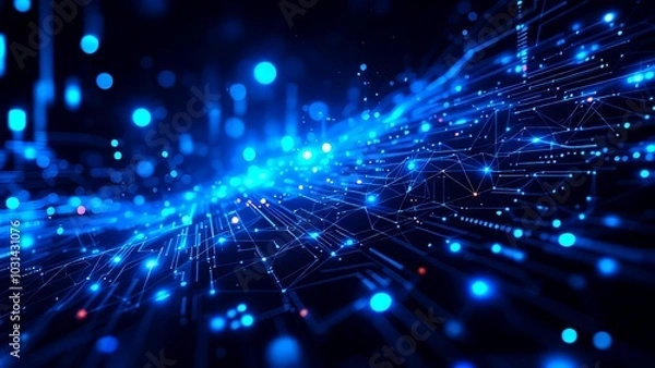 Fototapeta 3d Modern Technology Abstract Background
