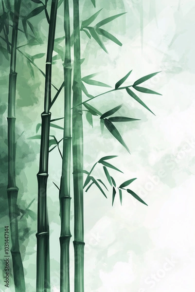 Obraz bamboo forest background