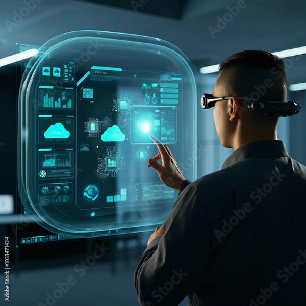 Fototapeta AR技術を用いたクラウドシステム管理