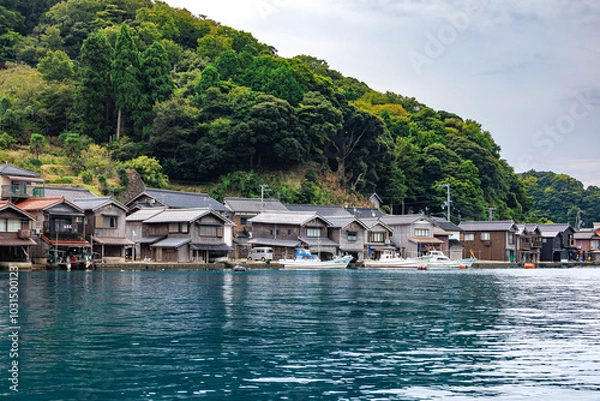 Obraz 伊根の舟屋
