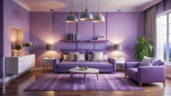 Fototapeta modern living room
