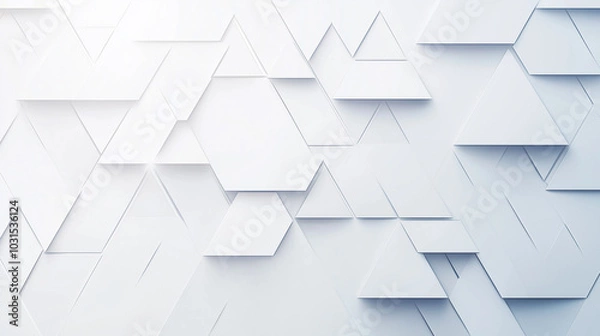 Obraz 幾何学模様の白い背景素材