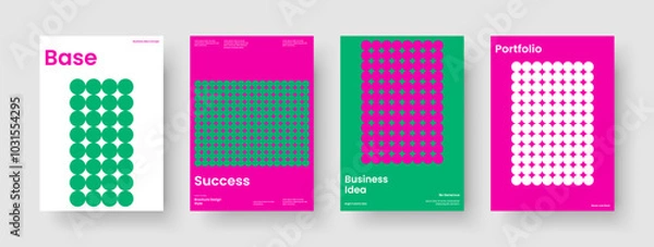 Fototapeta Modern Report Design. Geometric Flyer Template. Isolated Business Presentation Layout. Poster. Book Cover. Brochure. Background. Banner. Advertising. Brand Identity. Notebook. Magazine. Portfolio