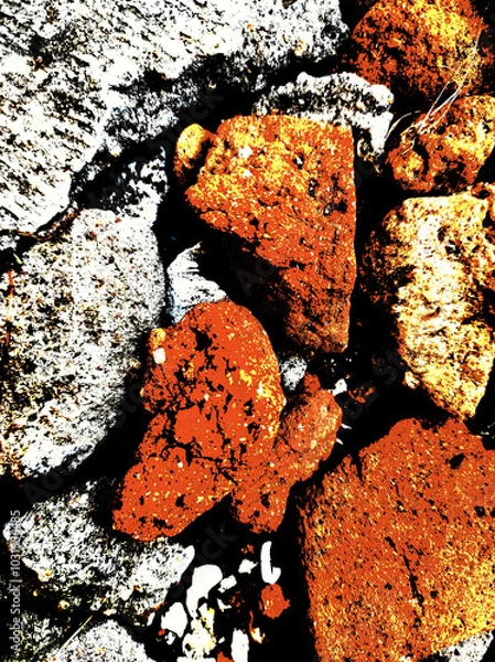 Obraz An abstract background of bricks