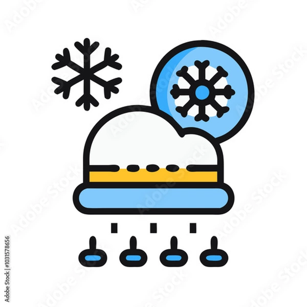 Obraz Winter Icon Set