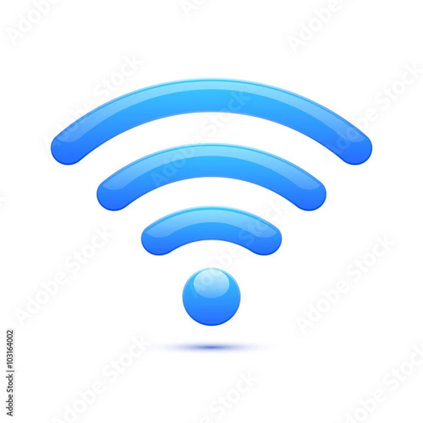 Obraz wifi icon, abstracts