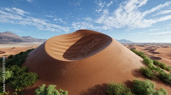 Obraz Majestic Sand Dune Landscape in Sossusvlei  Namibia