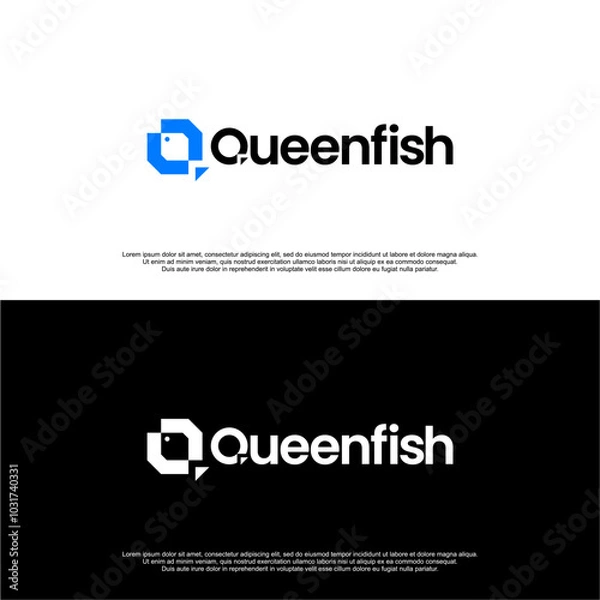 Obraz Queen fish.eps