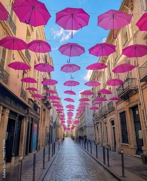 Fototapeta Pink October in Grasse