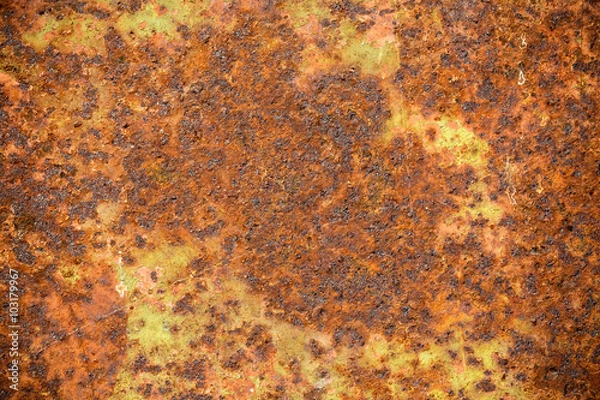 Obraz Old rusty weathered metal texture