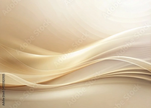 Fototapeta Wavy Minimalist Trendy Background for Business Presentations and Copy Space