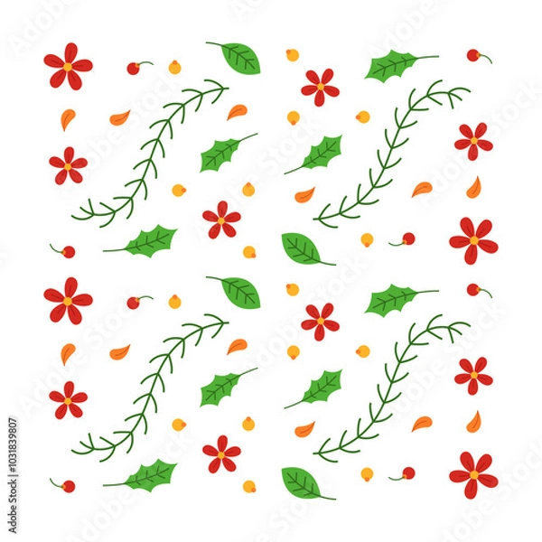 Fototapeta Floral Pattern Simple