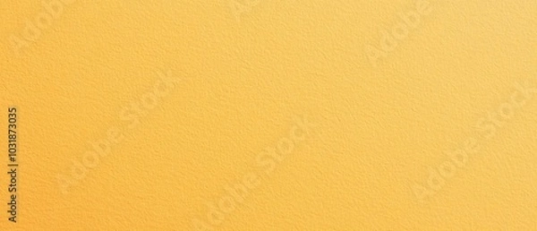 Fototapeta Bright yellow plain paper texture with a smooth finish