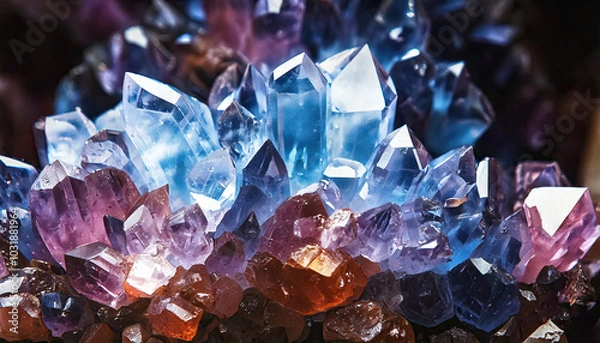 Fototapeta Abstract crystal background