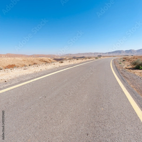 Obraz Road in Desert