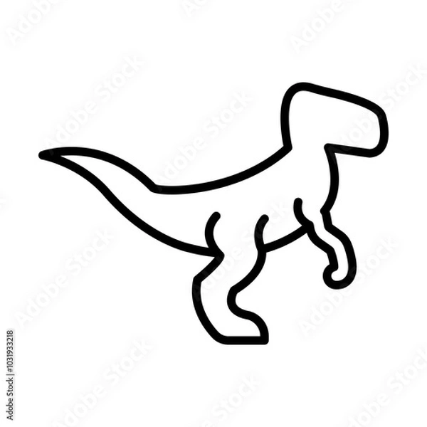 Obraz Raptor line icon