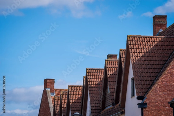 Obraz New build house development estate in england uk