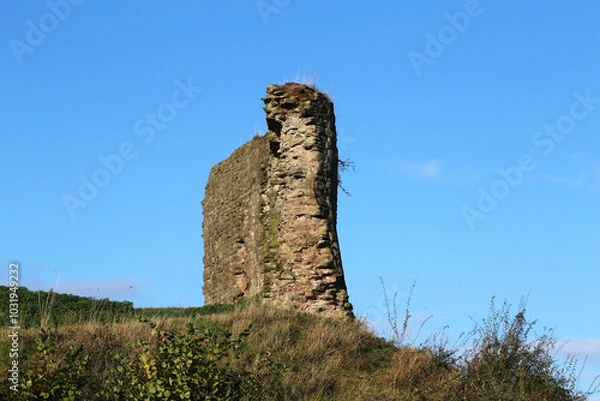 Obraz The remains of Kilpeck Castle in Herefordshire, England, UK.