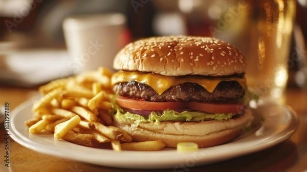 Obraz Causes of obesity: The impact of excessive eating, sedentary lifestyle, and poor nutrition on weight gain