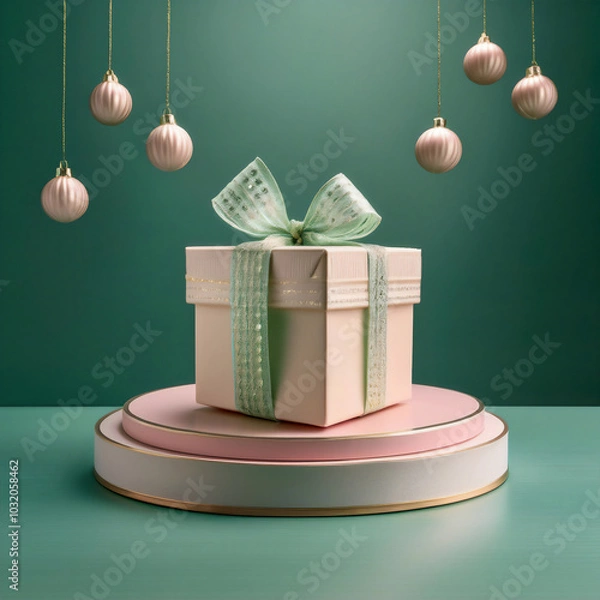 Fototapeta Christmas gift box