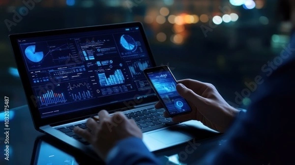 Fototapeta Business Analysis & Data Visualization