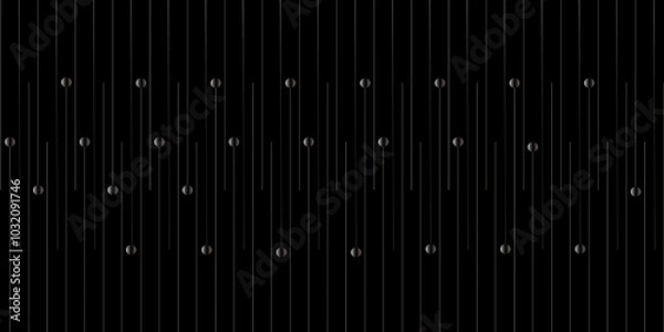 Fototapeta abstract black and grey gradient stripe straight line dots pattern. Oblique pattern backdrop. Black thin to thick stripe backdrop for overlay, print, cover, graphic design.