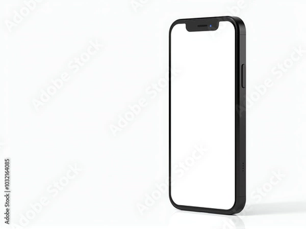 Obraz smartphone mockup with blank screen