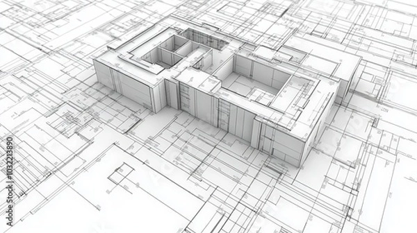 Obraz Blueprint Architecture.