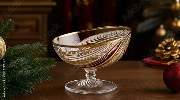 Obraz Elegant Glass Bell with Graceful Curves and Design