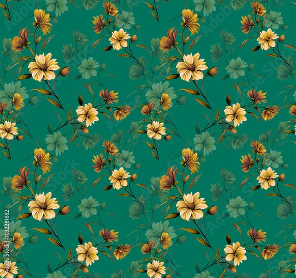 Obraz seamless floral pattern
