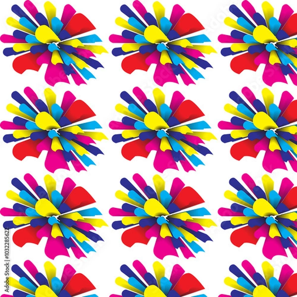 Obraz Seamless Pattern design for Fabric and Textile Industry