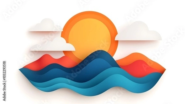 Obraz Visually striking and memorable vector based icon design featuring simple geometric forms crisp and refined linework and a sophisticated