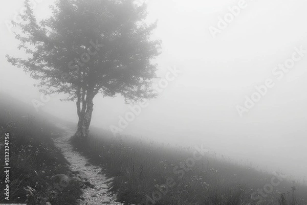 Obraz Fog Background in Nature