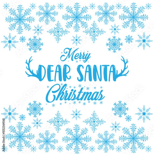 Fototapeta Merry Christmas typography t-shirt design, perfect for festive apparel, holiday gifts, and seasonal projects. Merry Christmas vector text Calligraphic Lettering Vector illustration.