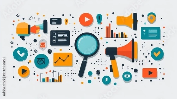 Obraz Communication and Data Visualization Concepts