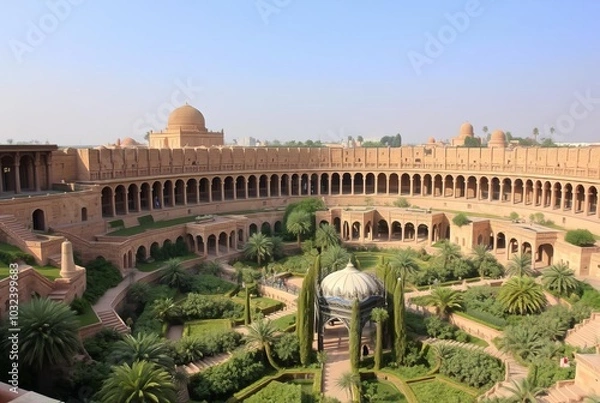 Obraz The Hanging Gardens of Babylon Ancient wonder in Iraq