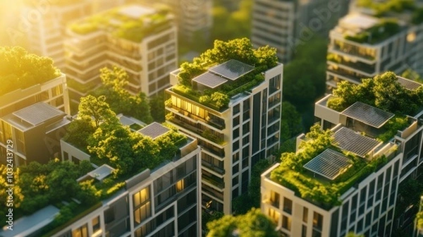 Fototapeta renewable energy, clean technology, symbolizing sustainable energy, environmental harmony.