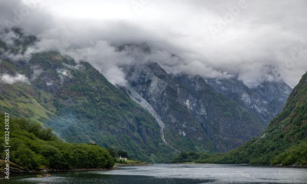 Obraz lake in the mountains