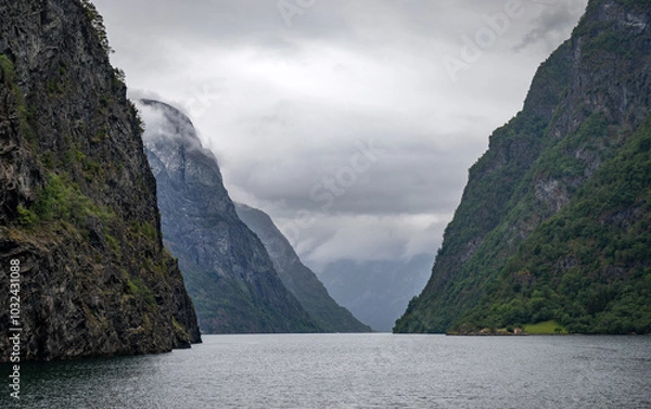 Obraz lake and mountains