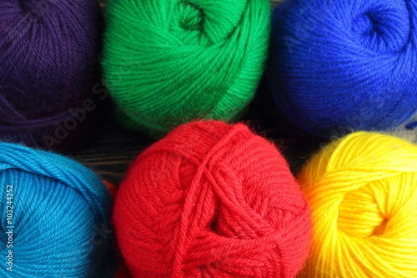 Obraz close up Knitting