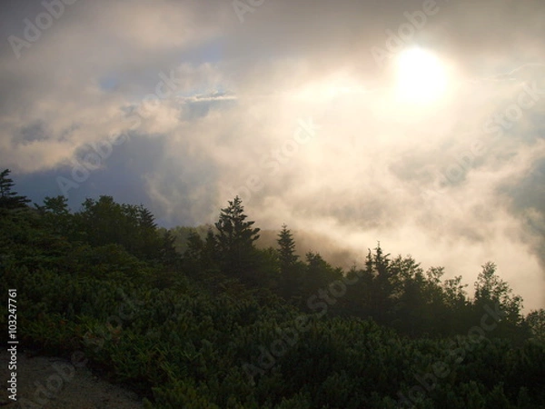 Fototapeta 鳳凰三山／山梨,日本