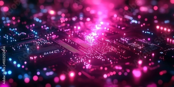 Fototapeta Digital Circuit Wallpaper Background