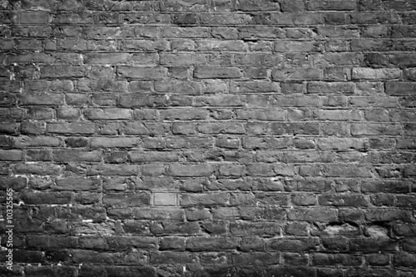 Obraz .Old wall, black & white