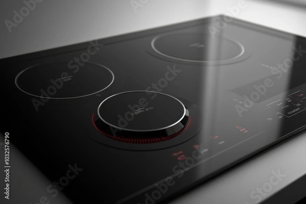 Fototapeta closeup induction cooker