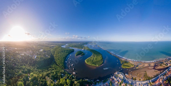 Obraz Rio corre para o mar
