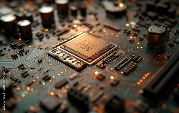 Obraz electronic circuit board