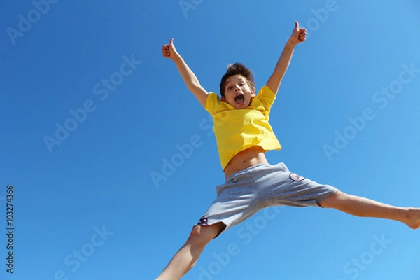 Obraz boy jump