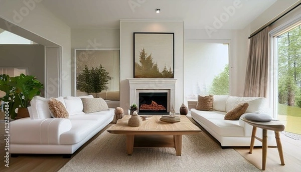 Obraz modern living room