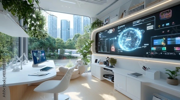 Fototapeta 未来のビジュアル